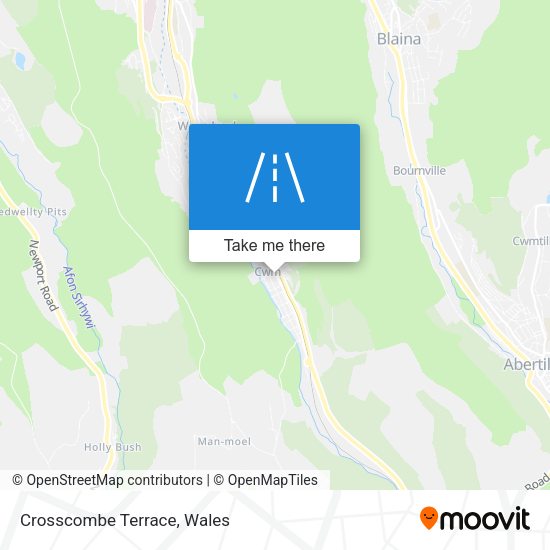 Crosscombe Terrace map