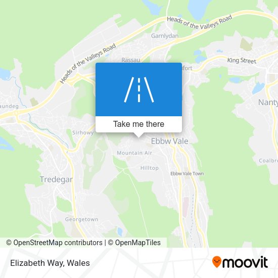 Elizabeth Way map