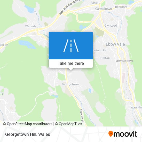Georgetown Hill map
