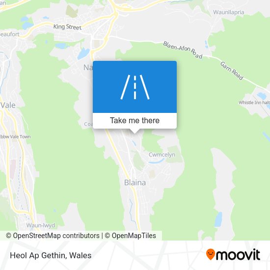 Heol Ap Gethin map