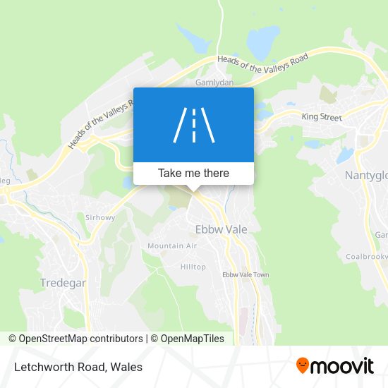 Letchworth Road map
