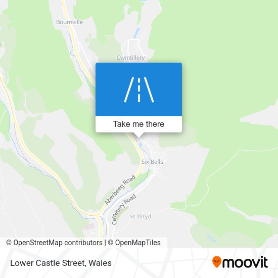 Lower Castle Street map