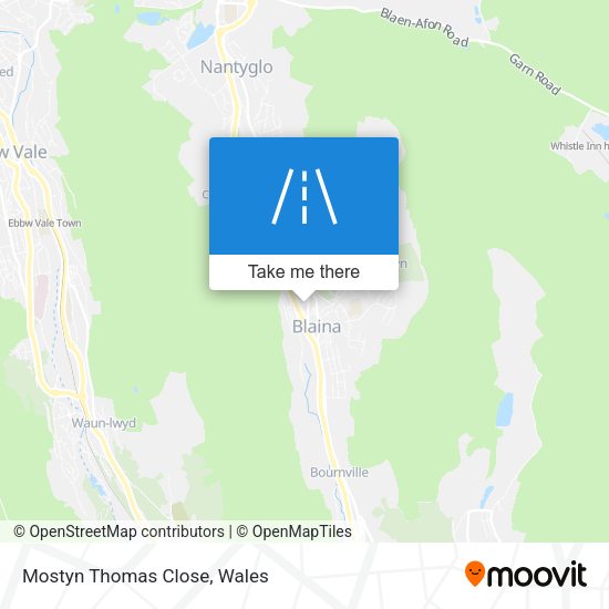 Mostyn Thomas Close map