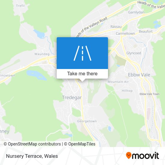 Nursery Terrace map