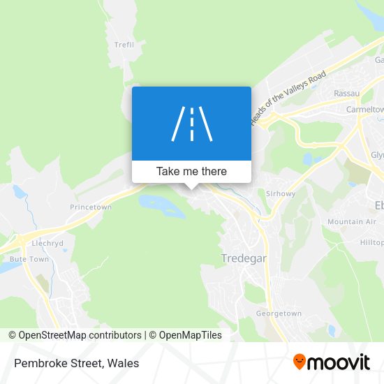 Pembroke Street map