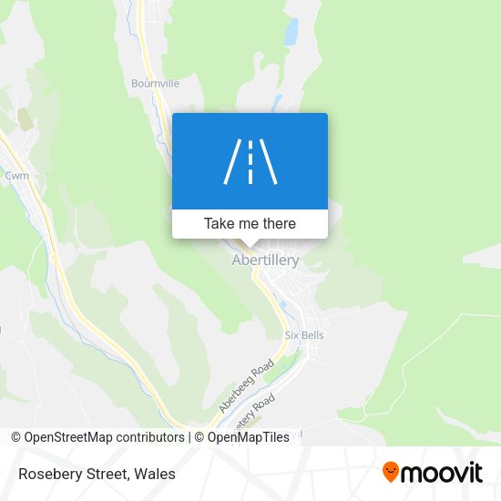 Rosebery Street map