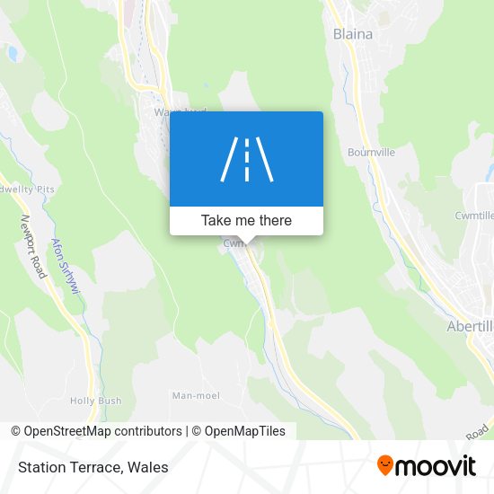 Station Terrace map