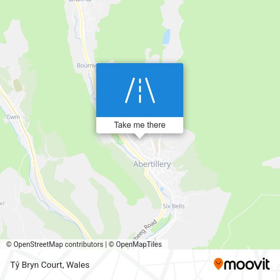 Tŷ Bryn Court map