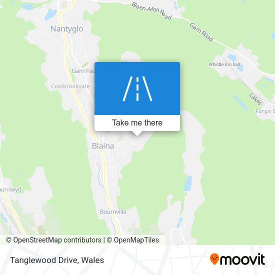 Tanglewood Drive map