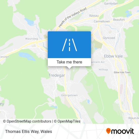 Thomas Ellis Way map