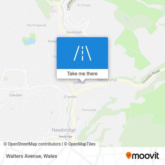 Walters Avenue map