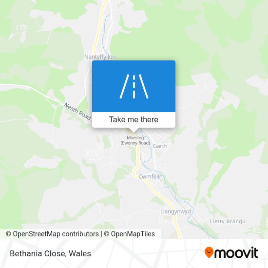 Bethania Close map