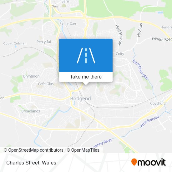 Charles Street map