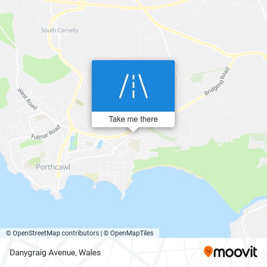 Danygraig Avenue map