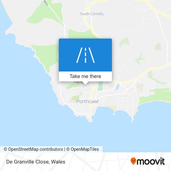 De Granville Close map