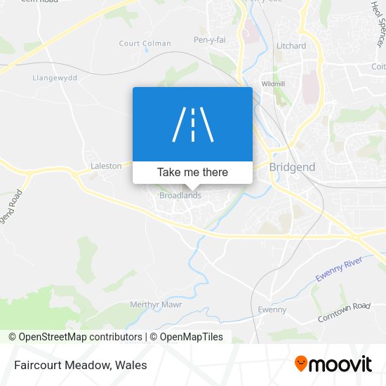 Faircourt Meadow map