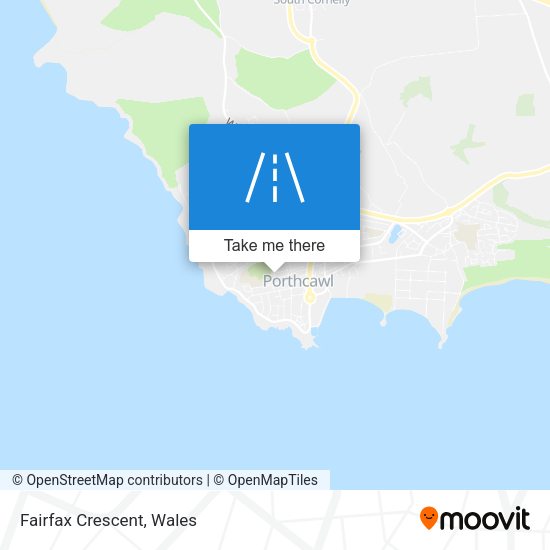 Fairfax Crescent map