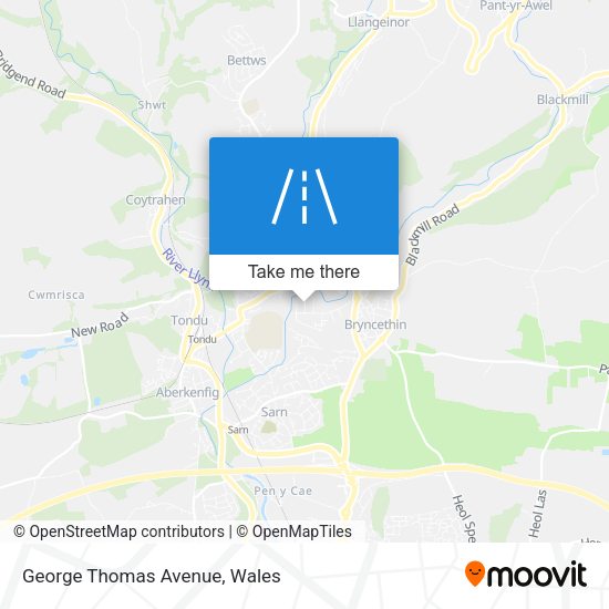 George Thomas Avenue map