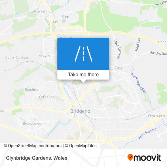 Glynbridge Gardens map