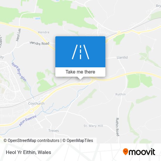 Heol Yr Eithin map