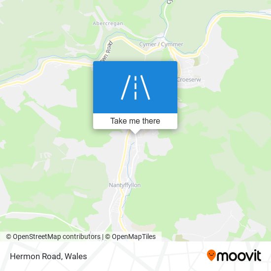 Hermon Road map