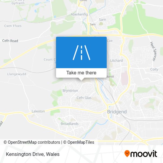 Kensington Drive map
