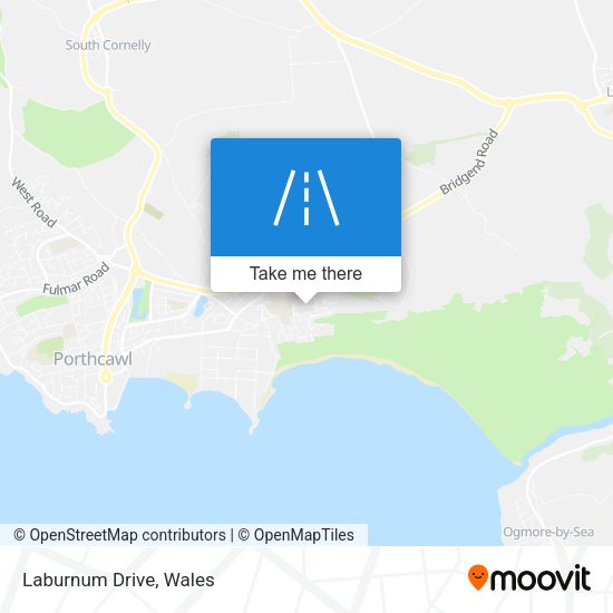 Laburnum Drive map