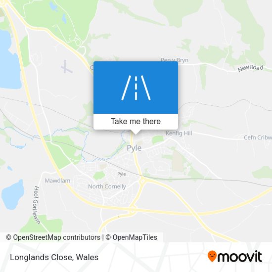 Longlands Close map