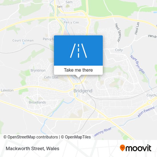 Mackworth Street map