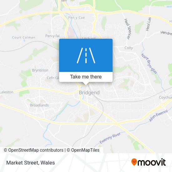 Market Street map