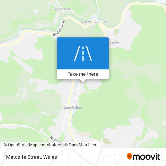 Metcalfe Street map