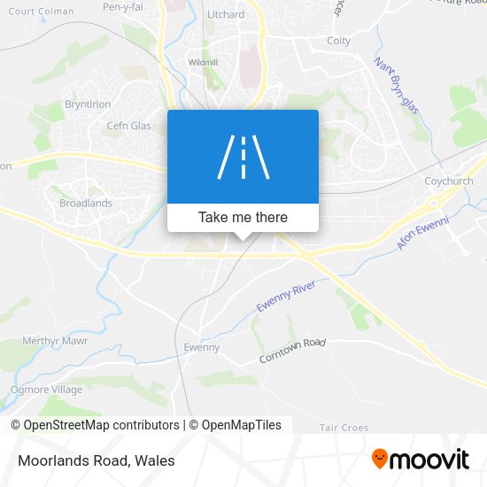 Moorlands Road map