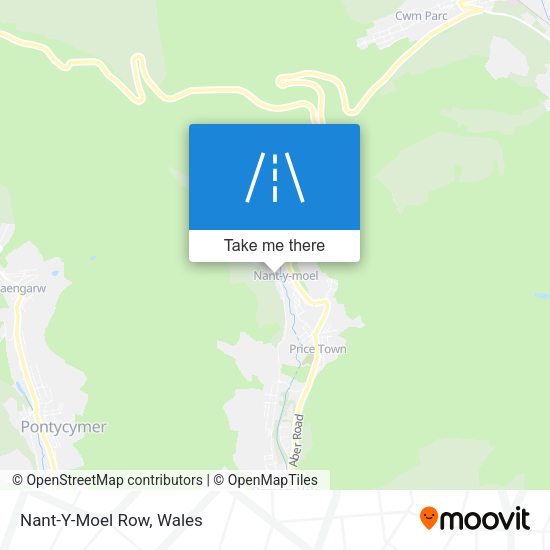 Nant-Y-Moel Row map