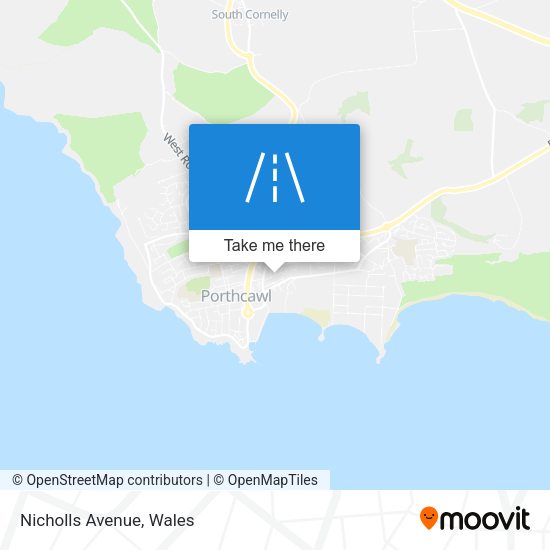 Nicholls Avenue map