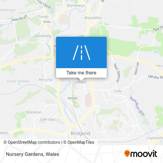 Nursery Gardens map