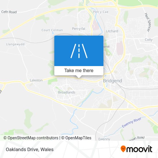 Oaklands Drive map
