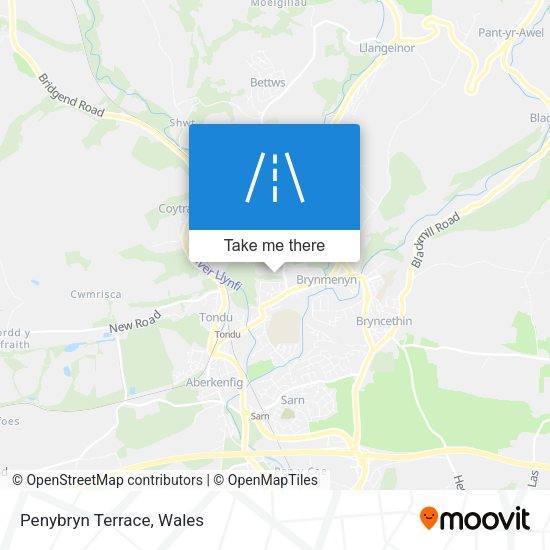 Penybryn Terrace map