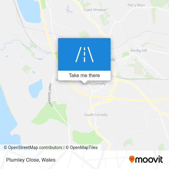 Plumley Close map