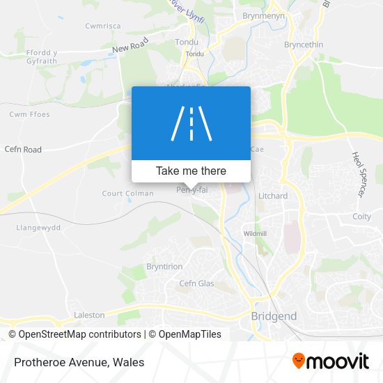 Protheroe Avenue map