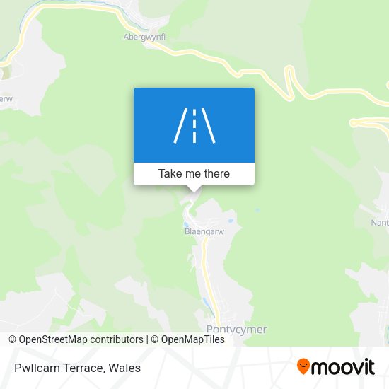 Pwllcarn Terrace map