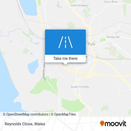 Reynolds Close map