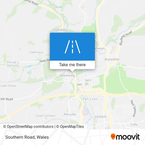 Southern Road map