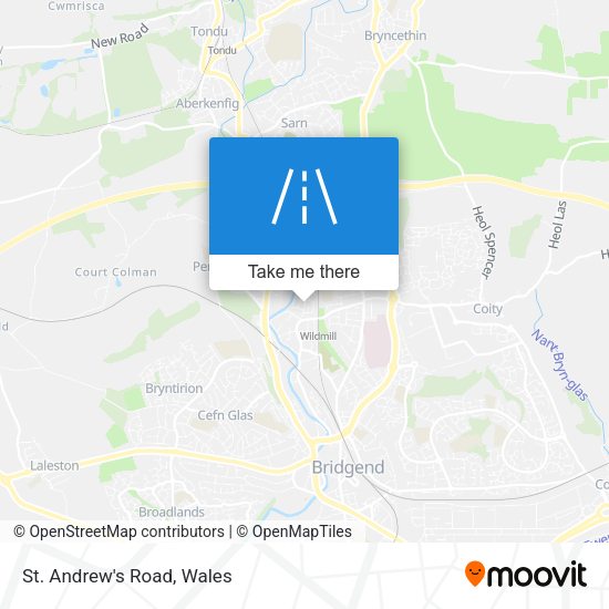 St. Andrew's Road map