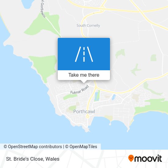 St. Bride's Close map