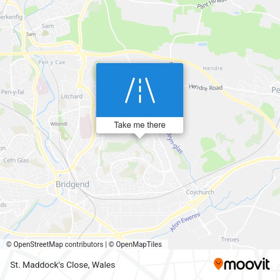 St. Maddock's Close map