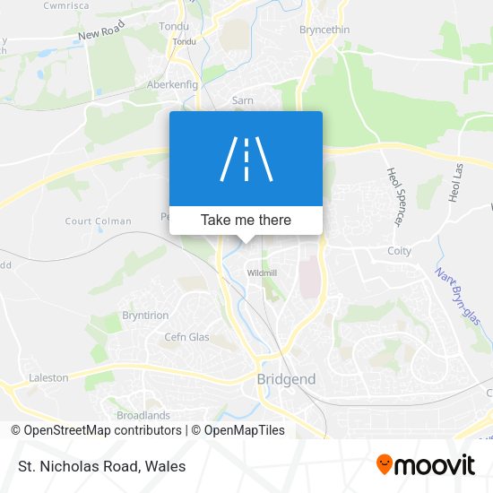 St. Nicholas Road map
