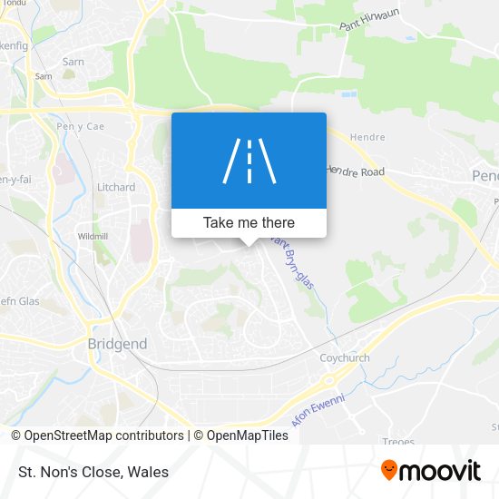 St. Non's Close map