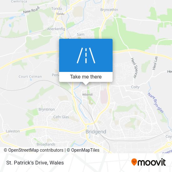 St. Patrick's Drive map