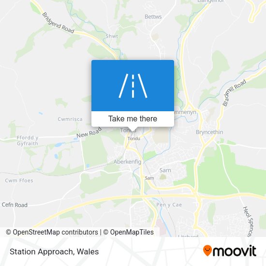 Station Approach map