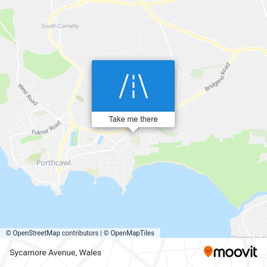 Sycamore Avenue map
